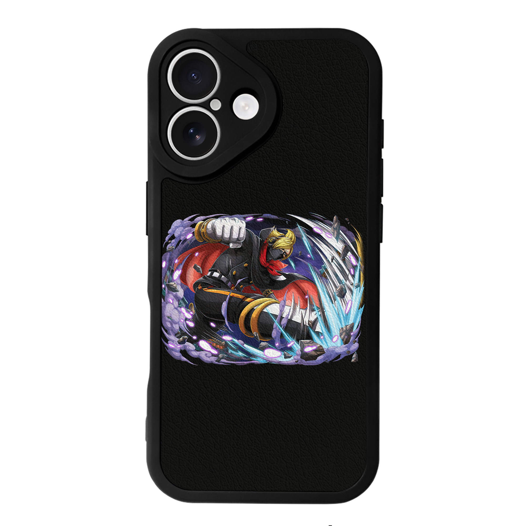 （画像用） ワンピース ロロノア・ゾロ ONE PIECE Roronoa Zoro 【iPhone 16シリーズ対応】シリコンスマホケース（レザー調） 材質：シリコン